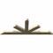 Ekena Millwork Saratoga Rough Sawn Timber Gable Bracket, Douglas Fir, 96"W x 36"H x 4"D x 6"F, 9/12 Pitch GBW096X36X0406SAR00RDF - alternate 5
